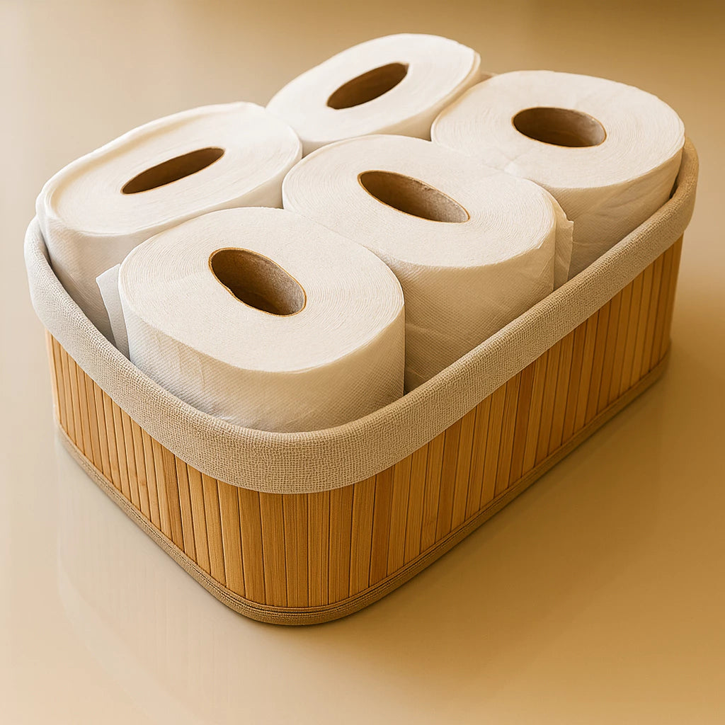 Organic Home Kit 3 Cesto Organizador em Bambu