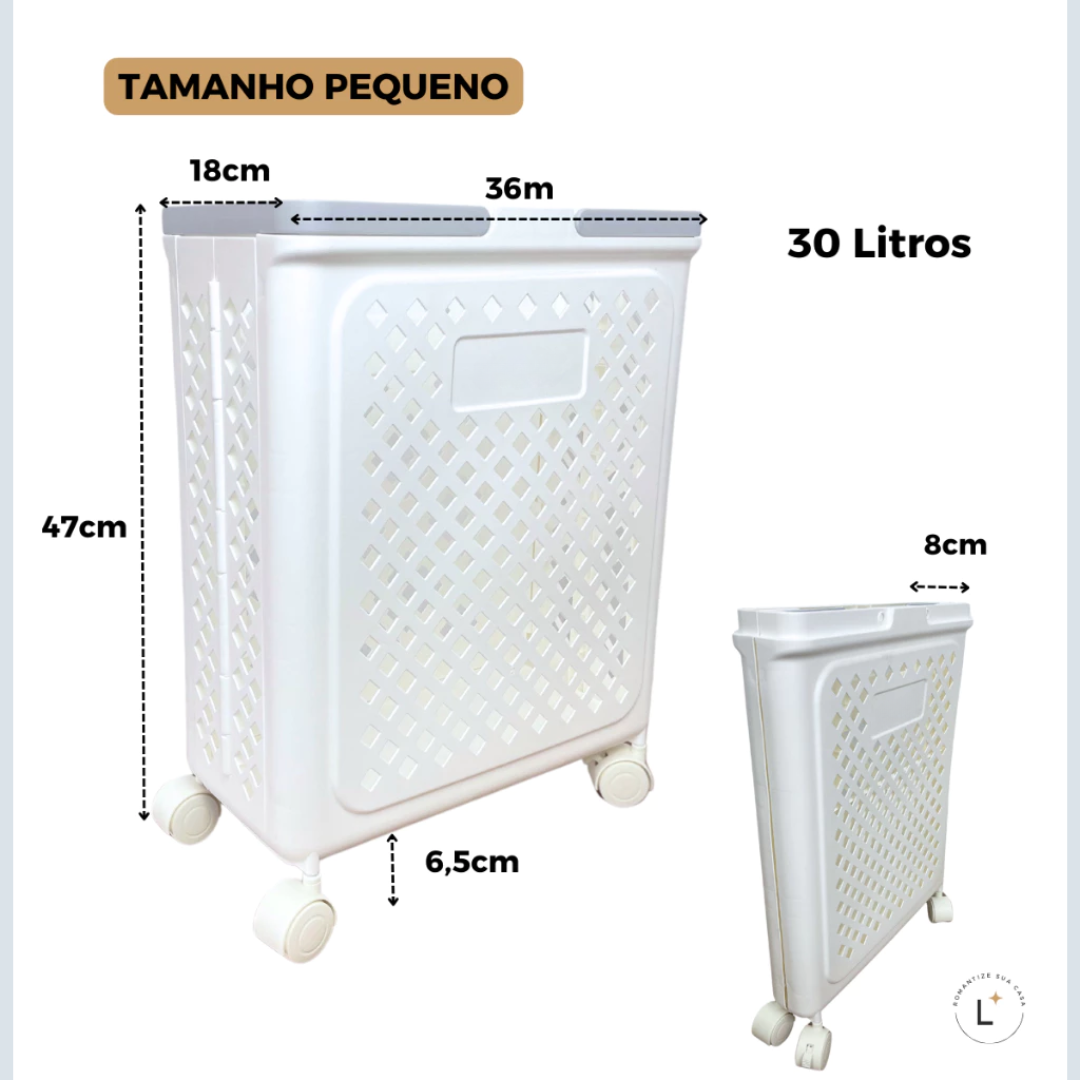 Cesto Organizador Dobrável Luxo