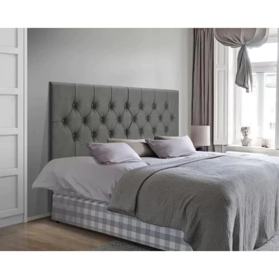 Cabeceira Almofadada de Cama Casal Paris