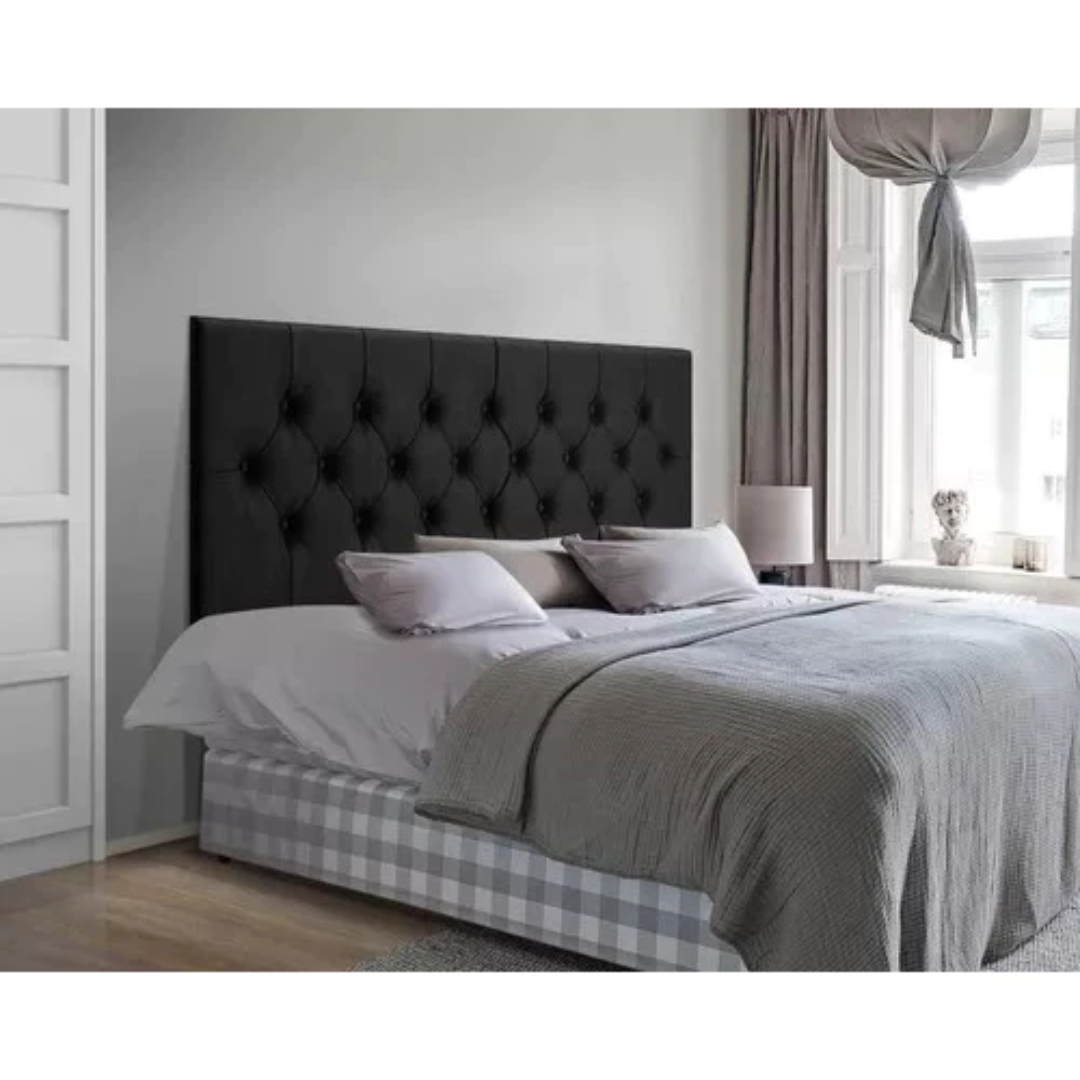 Cabeceira Almofadada de Cama Casal Paris