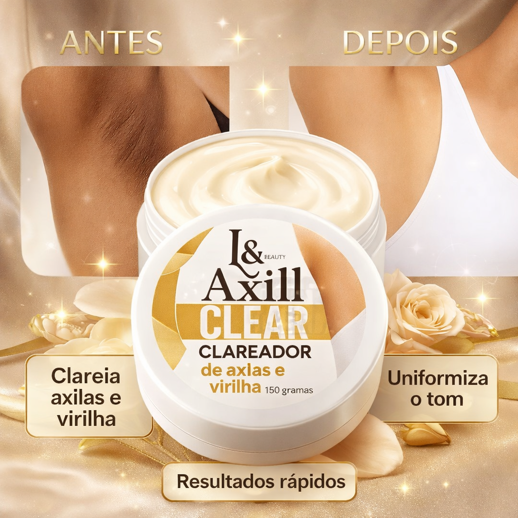 Clareador Axilas & Virilha e Redutor de Estrias L&Beauty ( Compre 1 Leve 2 )