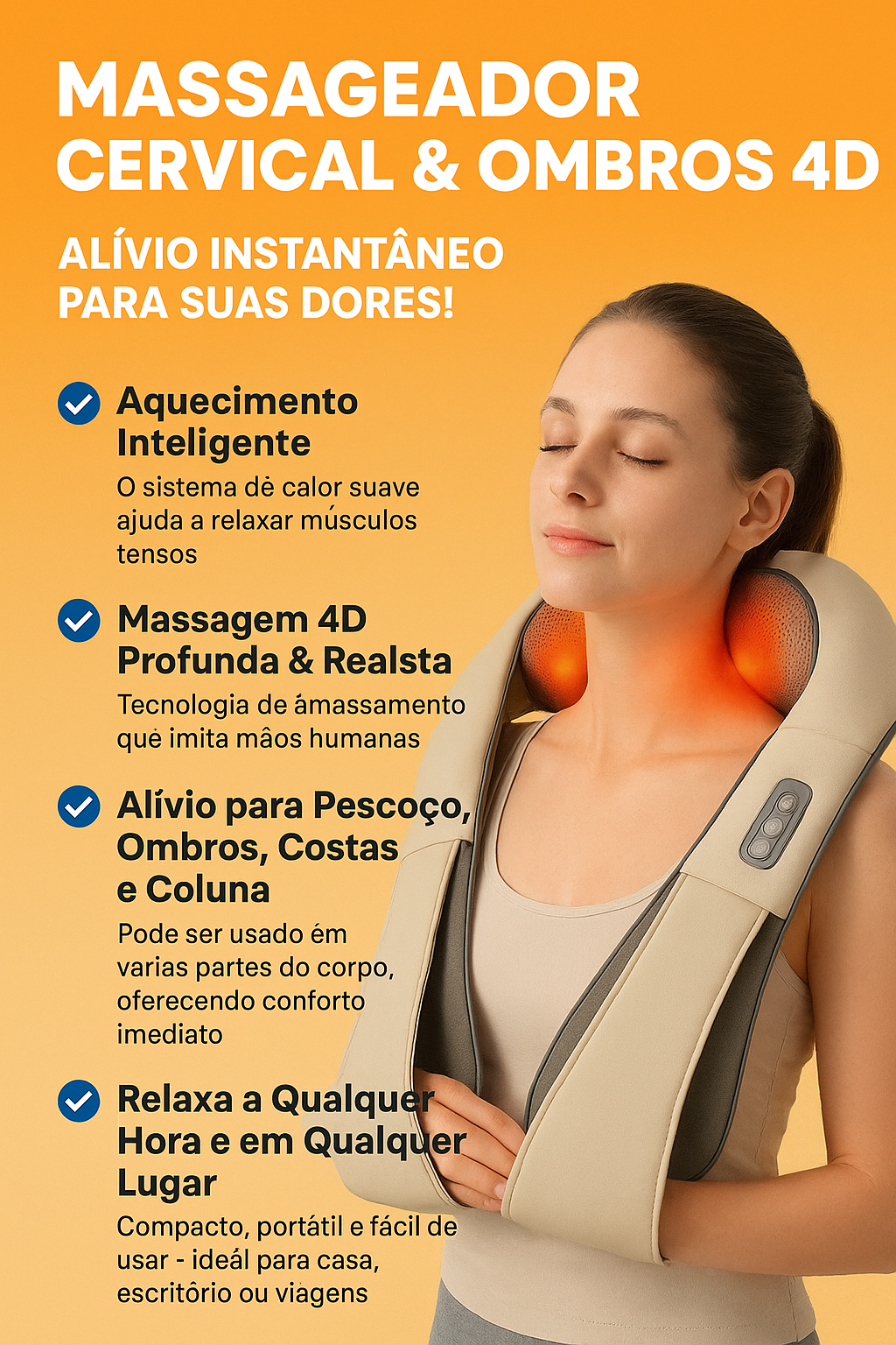 TheraFlex Pro 4D – O Colete Massageador que Revoluciona Seu Bem-Estar
