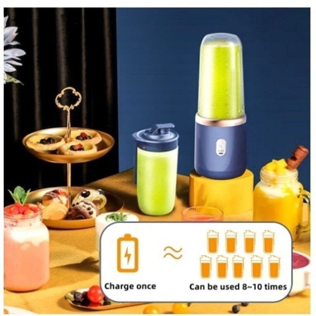 Mini Liquidificador Espremedor Elétrico com 6 Lâminas de Titânio. MAX POTÊNCIA