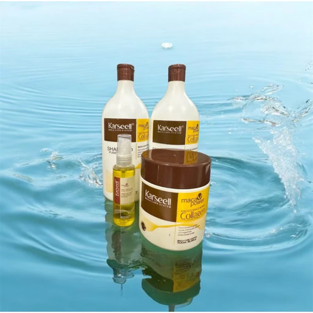 Kit Tratamento Capilar Completo Karseell Cresce 7 x Mais