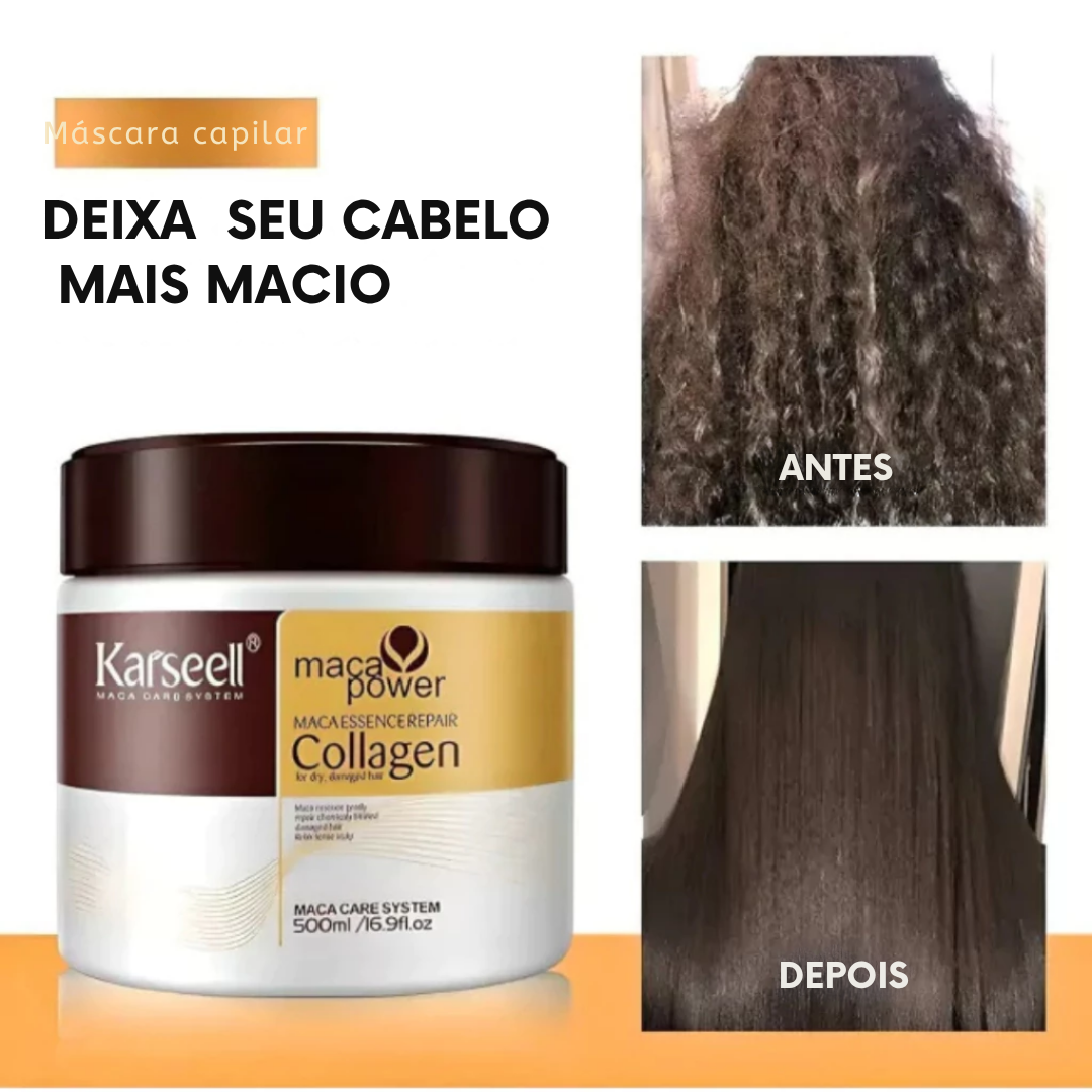Kit Tratamento Capilar Completo Karseell Cresce 7 x Mais