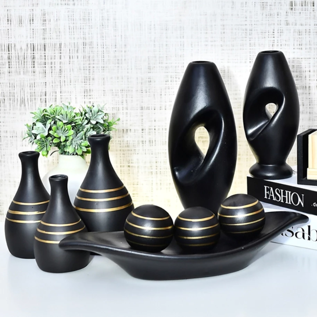 Kit 9 Jarros Decorativos