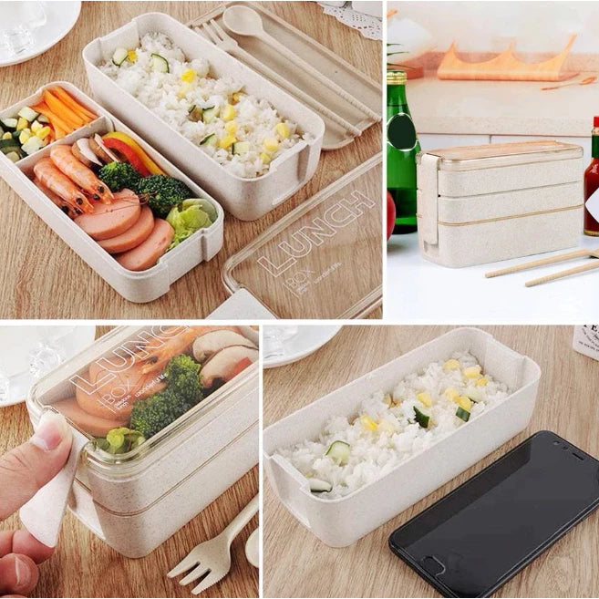 Marmita 3 Divisórias Premium: Sua Alimentação Organizada e Sem Mistura! 🥗