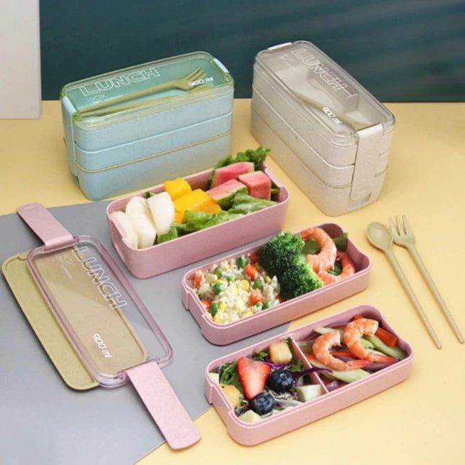 Marmita 3 Divisórias Premium: Sua Alimentação Organizada e Sem Mistura! 🥗