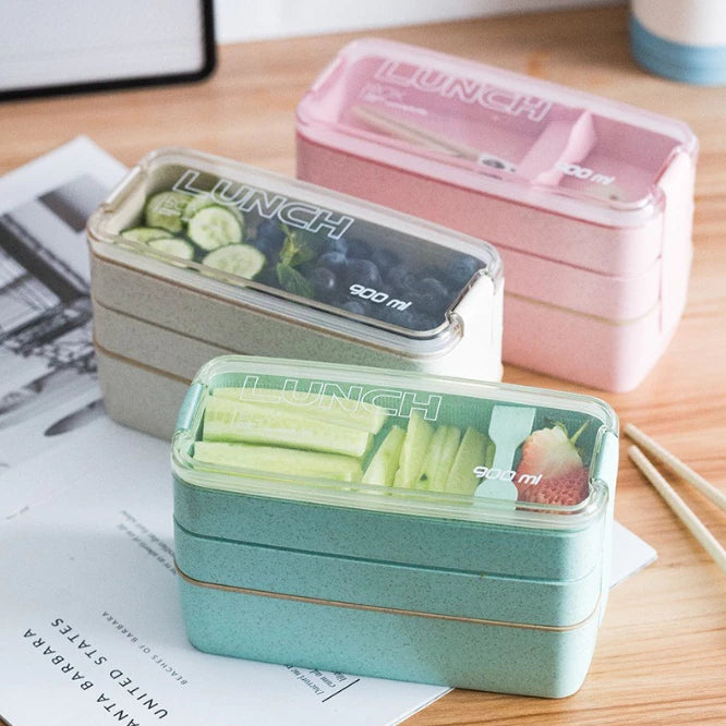 Marmita 3 Divisórias Premium: Sua Alimentação Organizada e Sem Mistura! 🥗