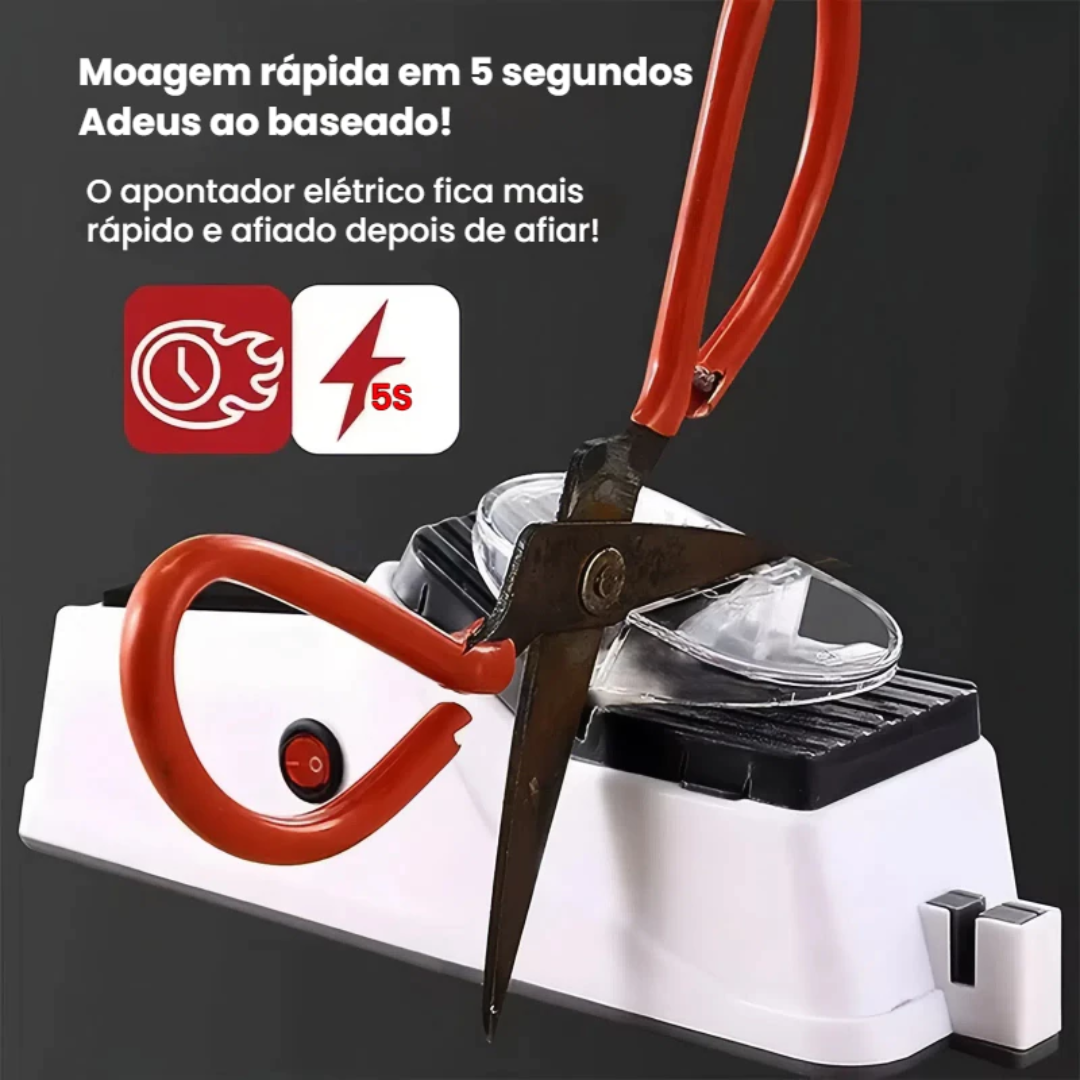 Amolador Afiador Elétrico de Facas e Tesouras Bivolt