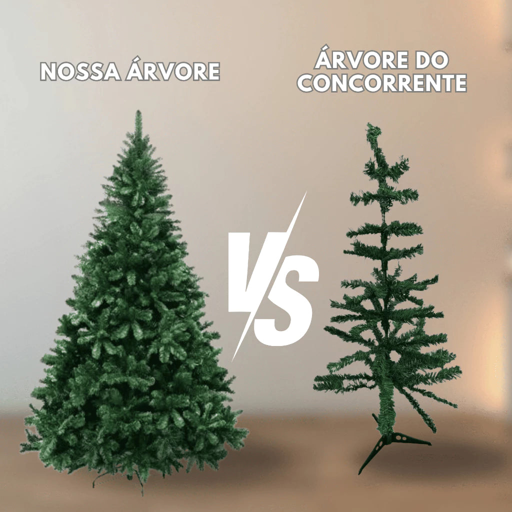 Árvore De Natal Pinheiro Luxo 1,80m 720 galhos