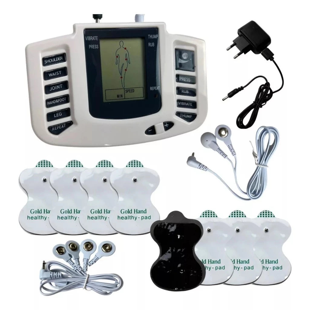 TENS PRO RELAX Aparelho Massageador De Fisioterapia Acupuntura