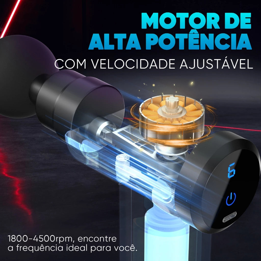 PowerFlex Pro Pistola de massagem elétrica