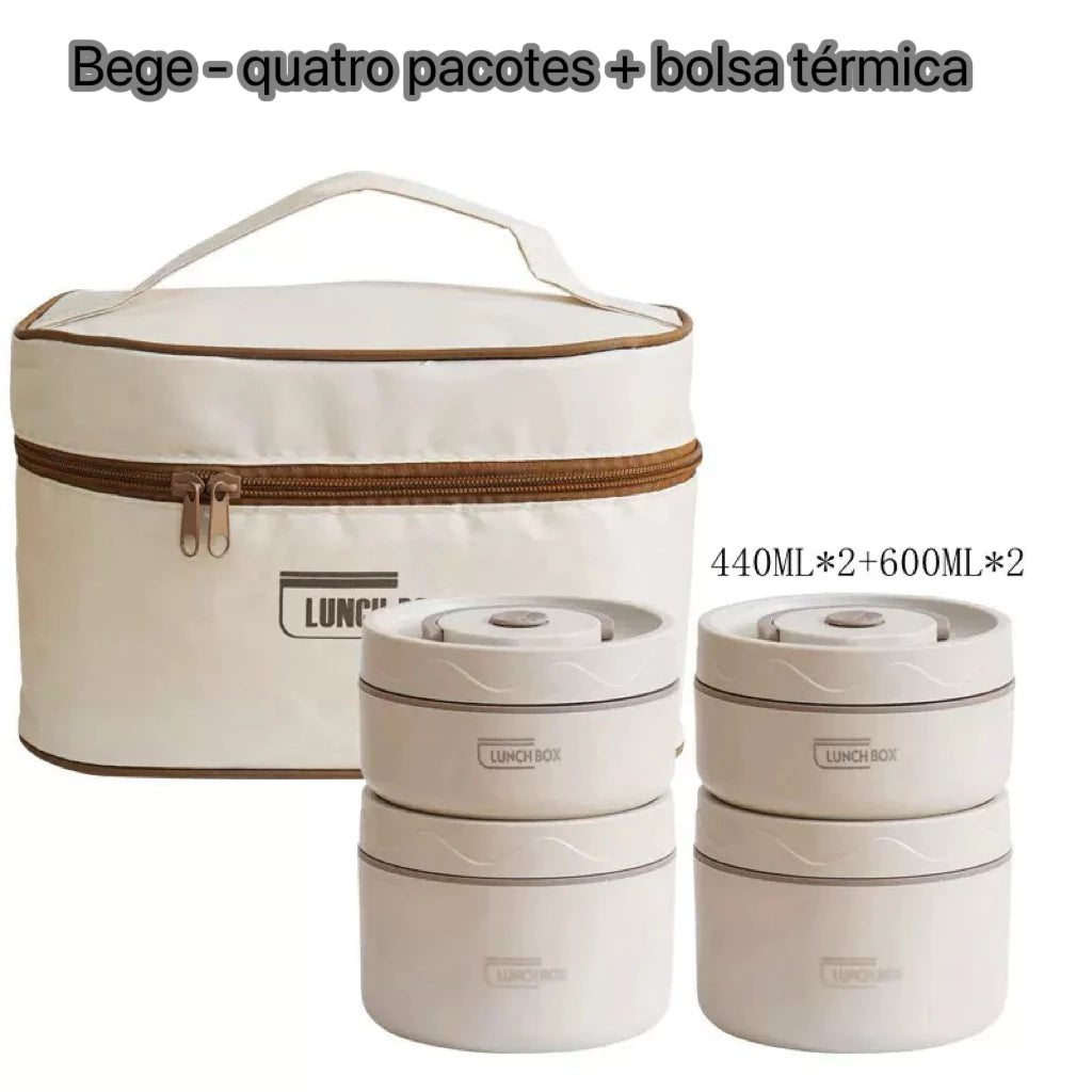 ThermoSeal Elite- O Recipiente Térmico Premium que Mantém Suas Refeições Perfeitas em Qualquer Lugar!