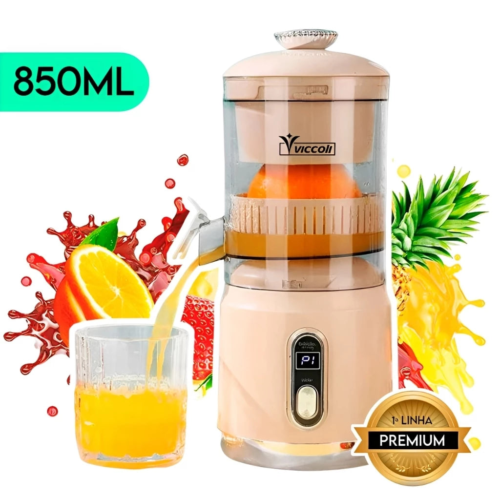 CitrusPower Pro Espremedor Extrator de Suco Elétrico Recarregável