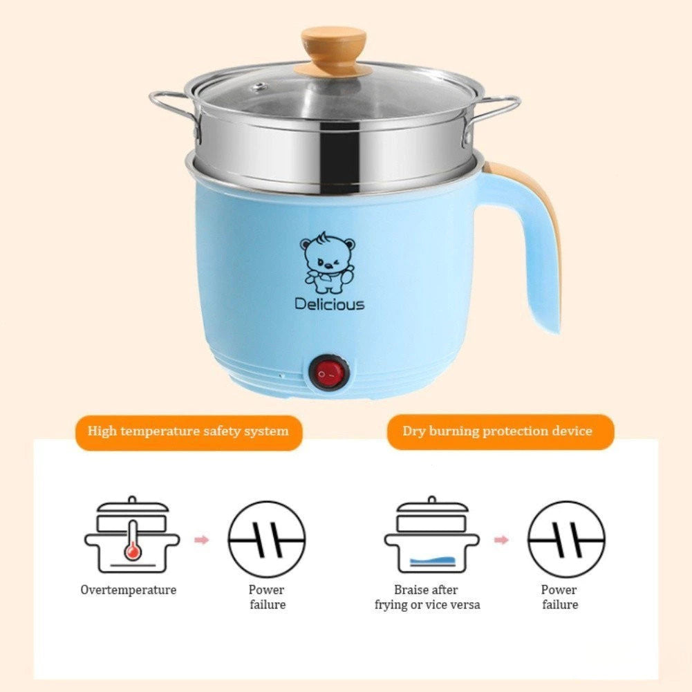 Panela de Arroz Elétrica Multi-Camadas 1.8L