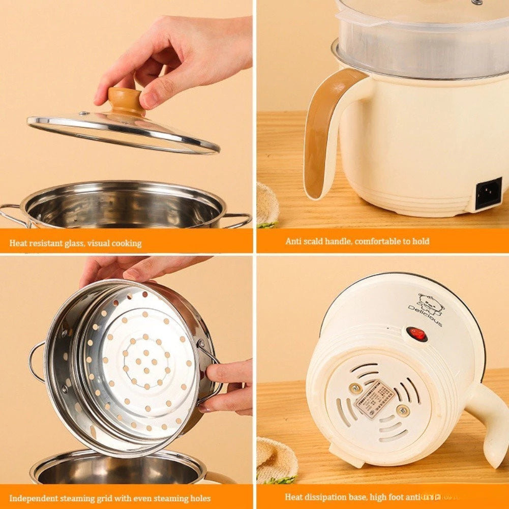 Panela de Arroz Elétrica Multi-Camadas 1.8L