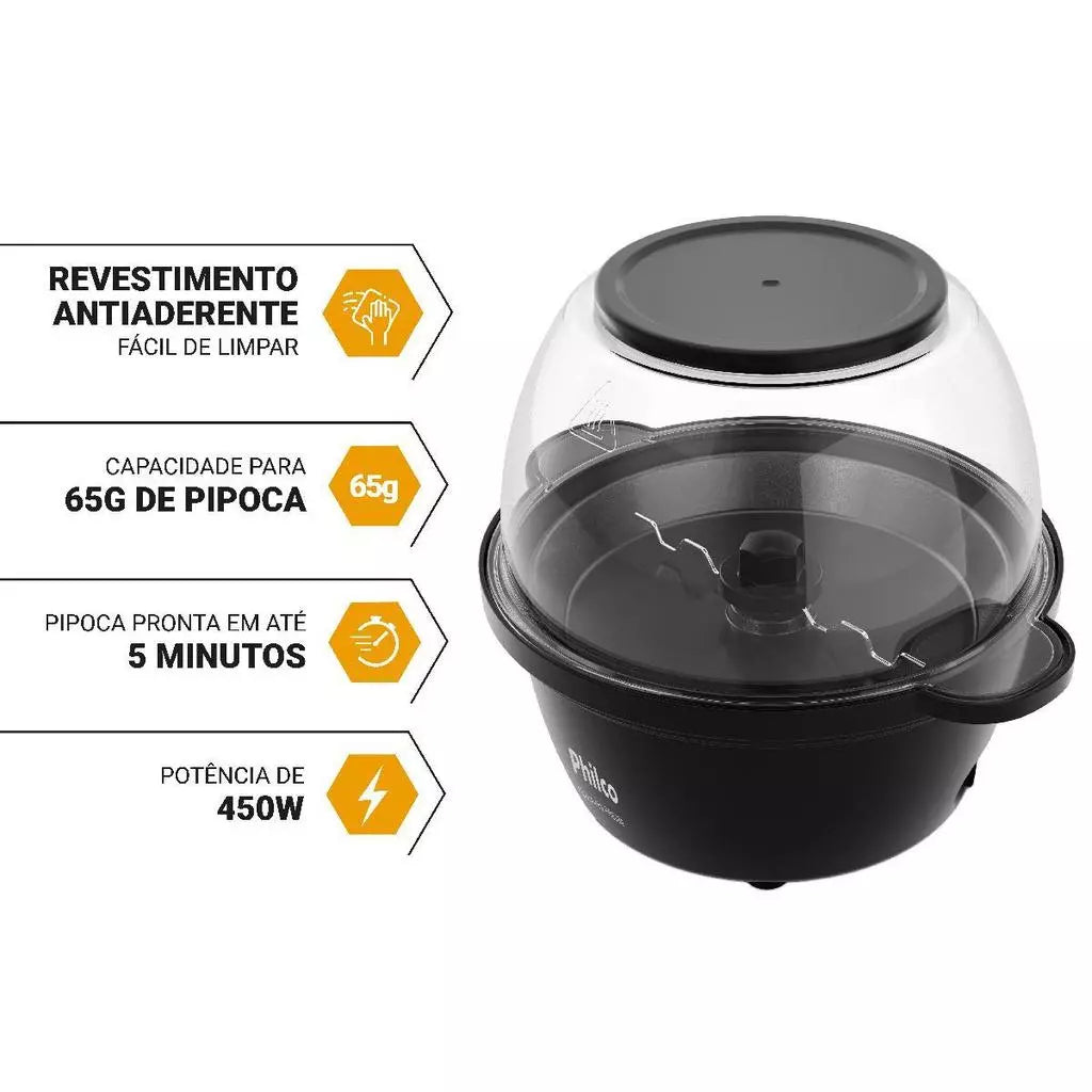 O Sabor da Diversão em Casa: Pipoqueira Elétrica Philco 2 em 1 Antiaderente!