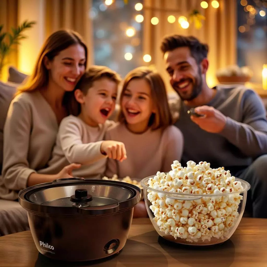 O Sabor da Diversão em Casa: Pipoqueira Elétrica Philco 2 em 1 Antiaderente!