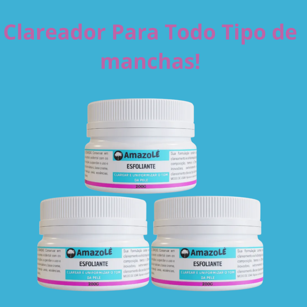 Clareador de Manchas de Pele Amazolé