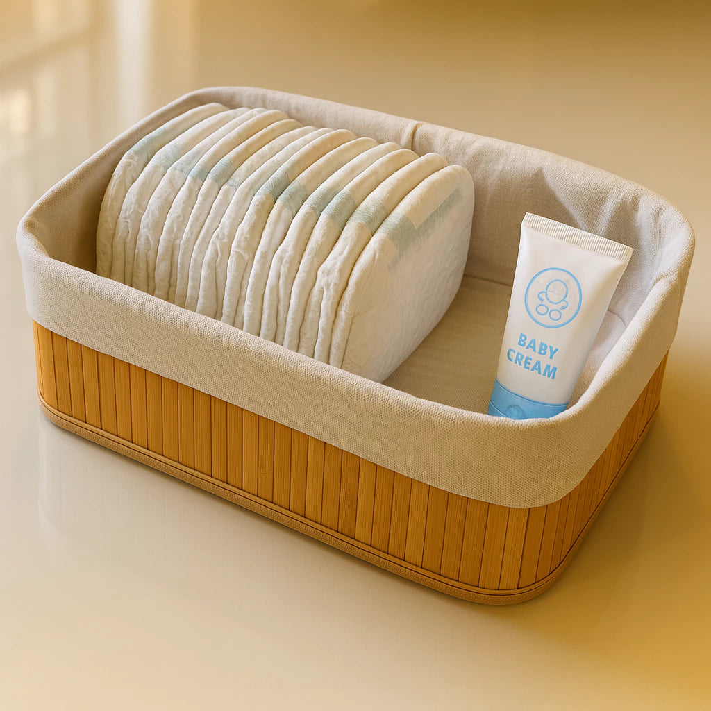 Organic Home Kit 3 Cesto Organizador em Bambu