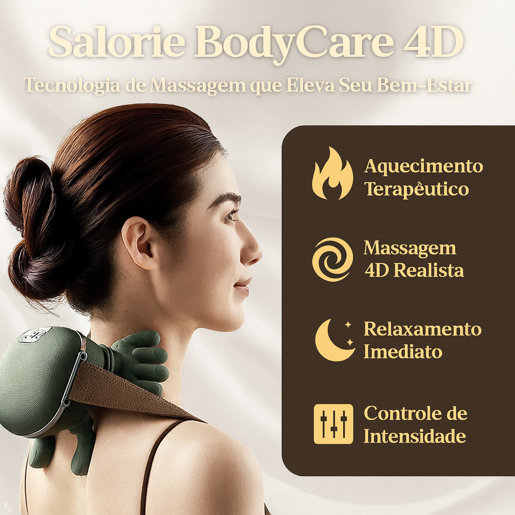 🌟 “Salorie BodyCare 4D – Tecnologia de Massagem que Eleva Seu Bem-Estar