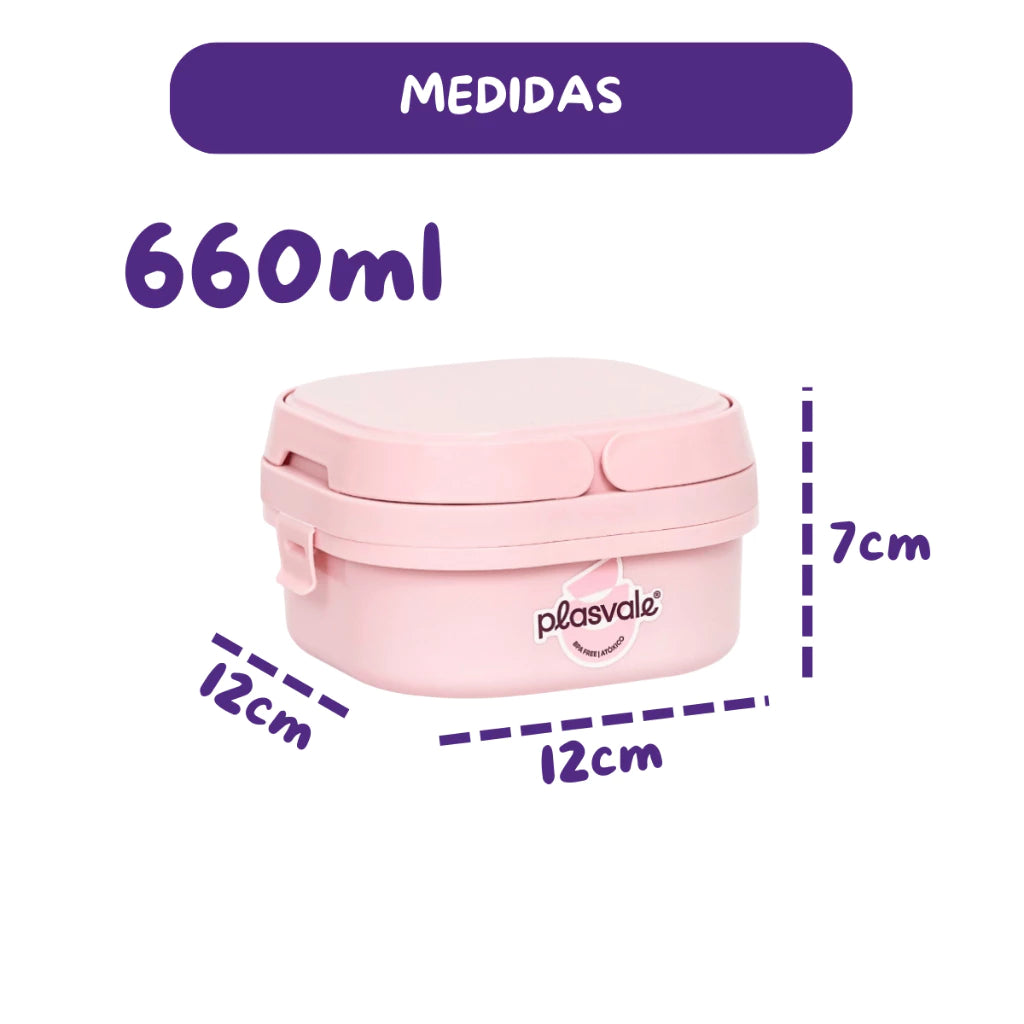 Pote Hermético Marmita Fit  Premium ( Compre 1 Leve 2 )