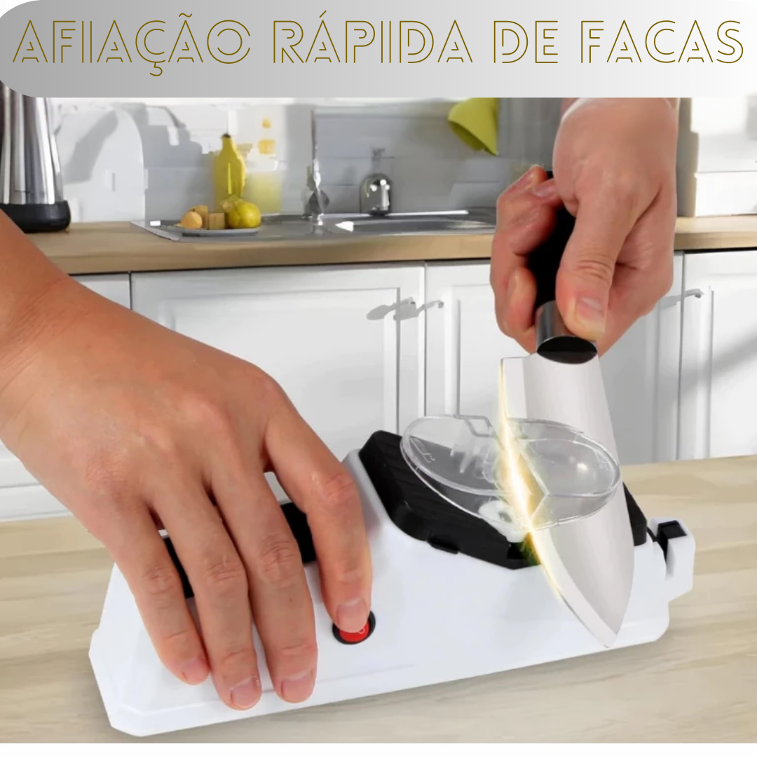 Amolador Afiador Elétrico de Facas e Tesouras Bivolt