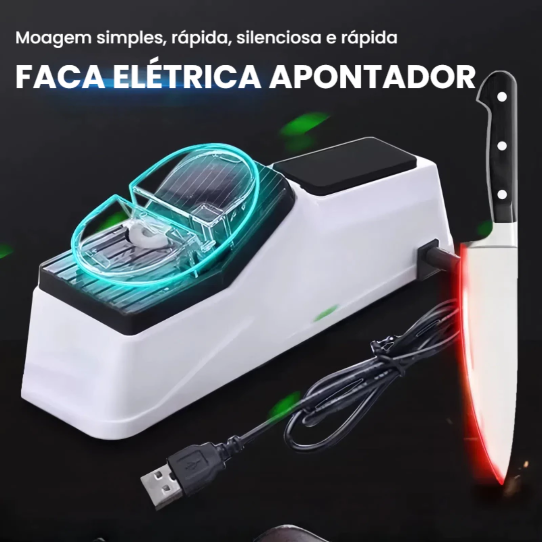 Amolador Afiador Elétrico de Facas e Tesouras Bivolt