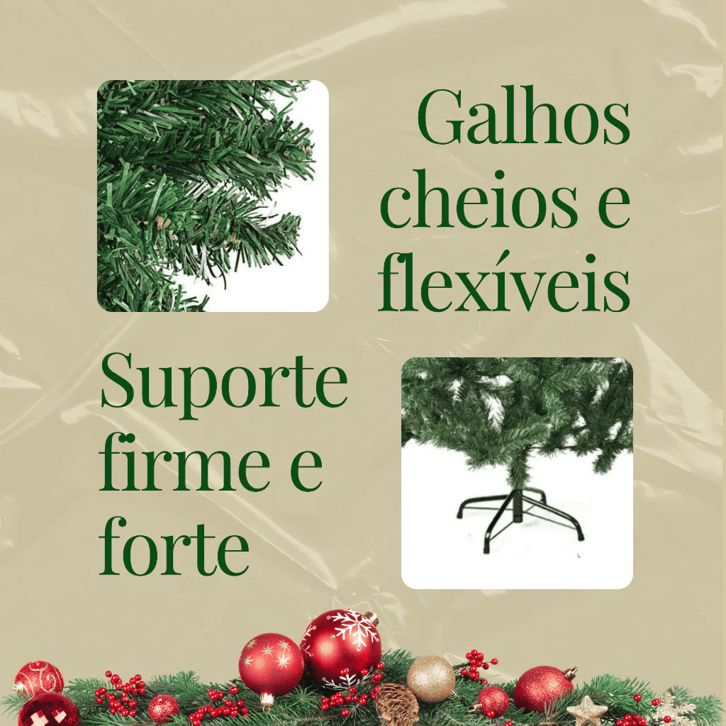 Árvore De Natal Pinheiro Luxo  1,80m 720 galhos