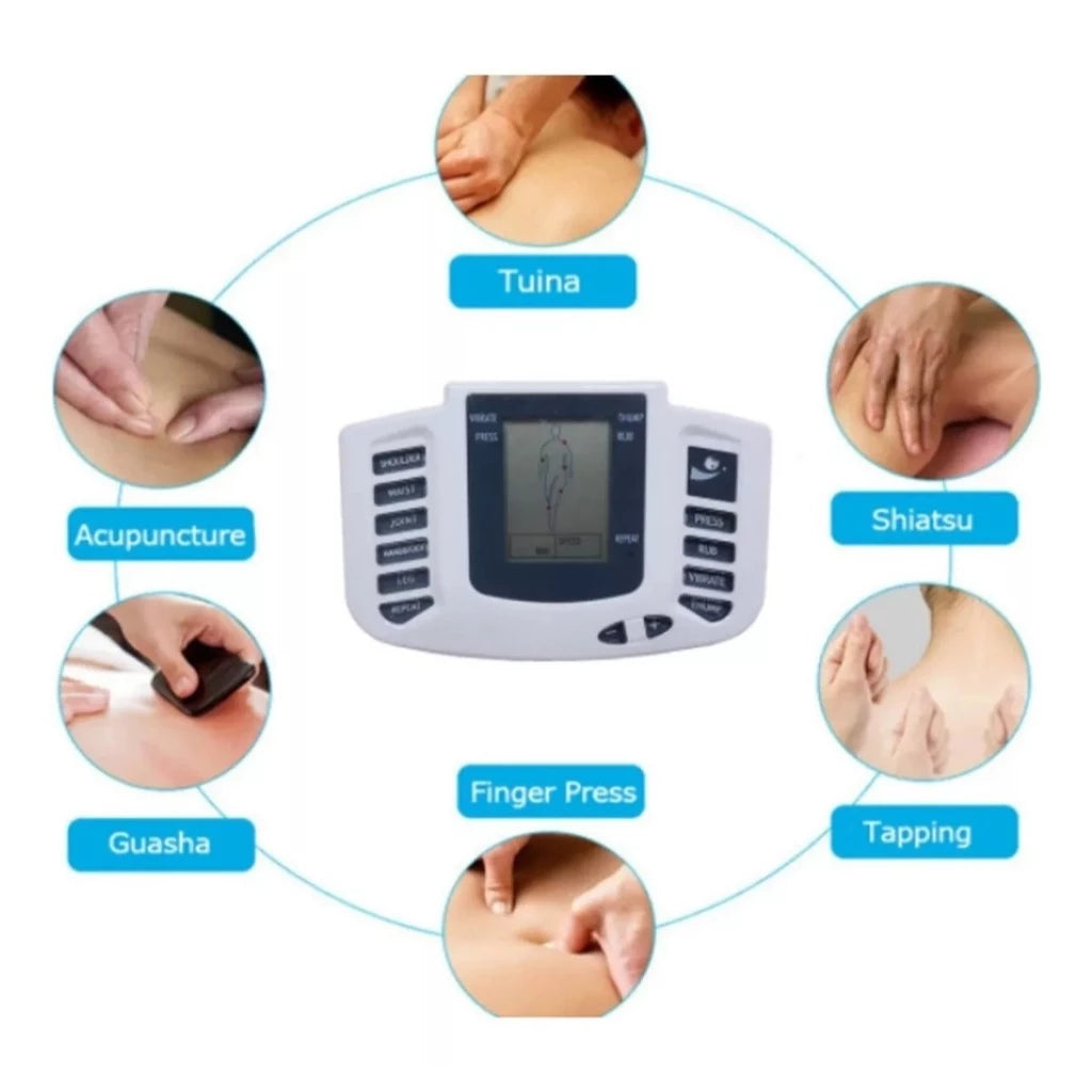 TENS PRO RELAX Aparelho Massageador De Fisioterapia Acupuntura