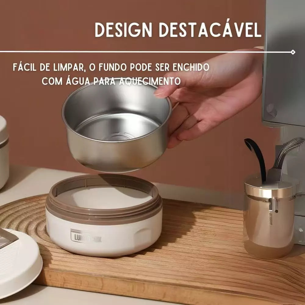 ThermoSeal Elite- O Recipiente Térmico Premium que Mantém Suas Refeições Perfeitas em Qualquer Lugar!