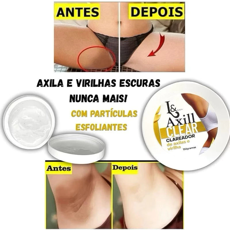 Clareador Axilas & Virilha e Redutor de Estrias L&Beauty ( Compre 1 Leve 2 )