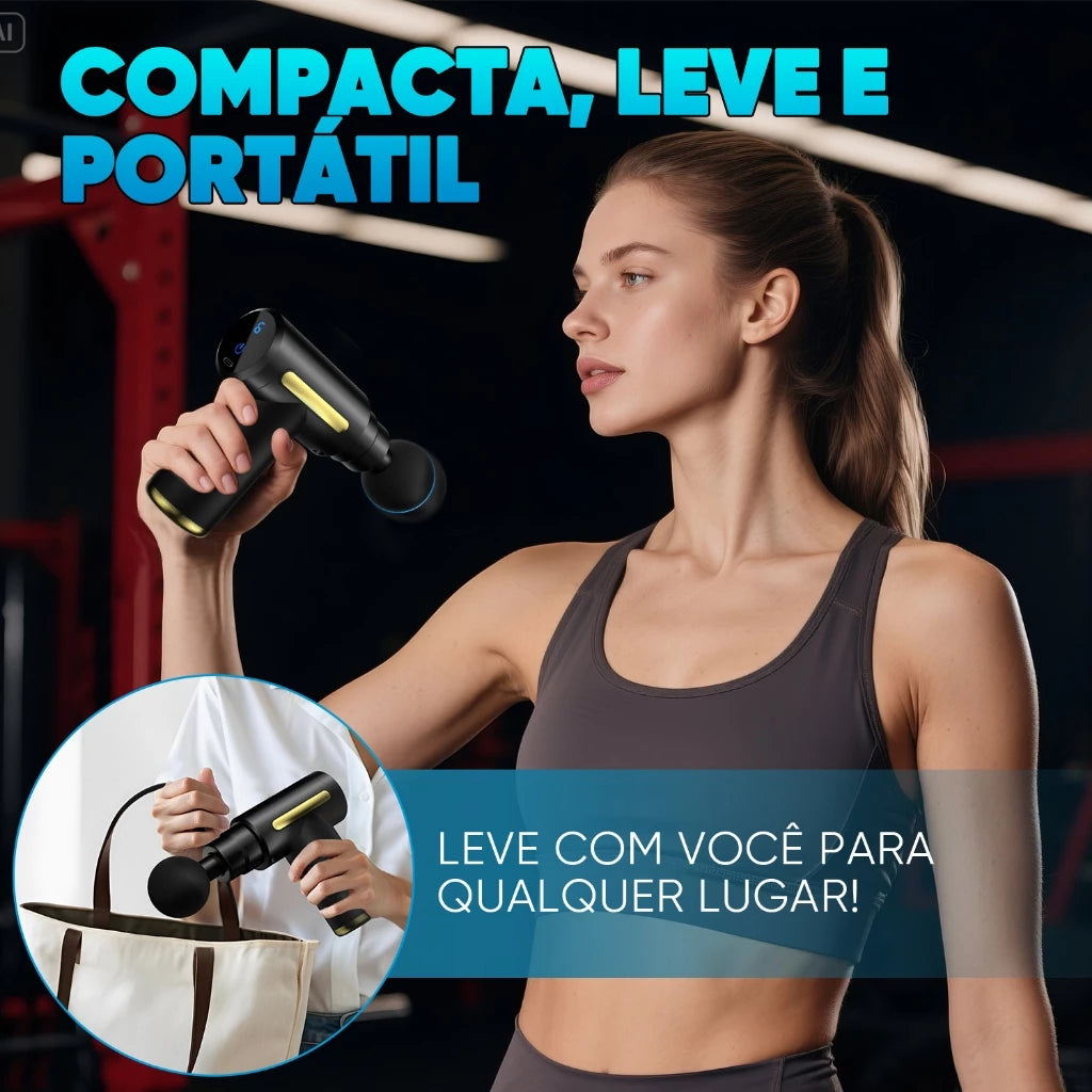 PowerFlex Pro Pistola de massagem elétrica