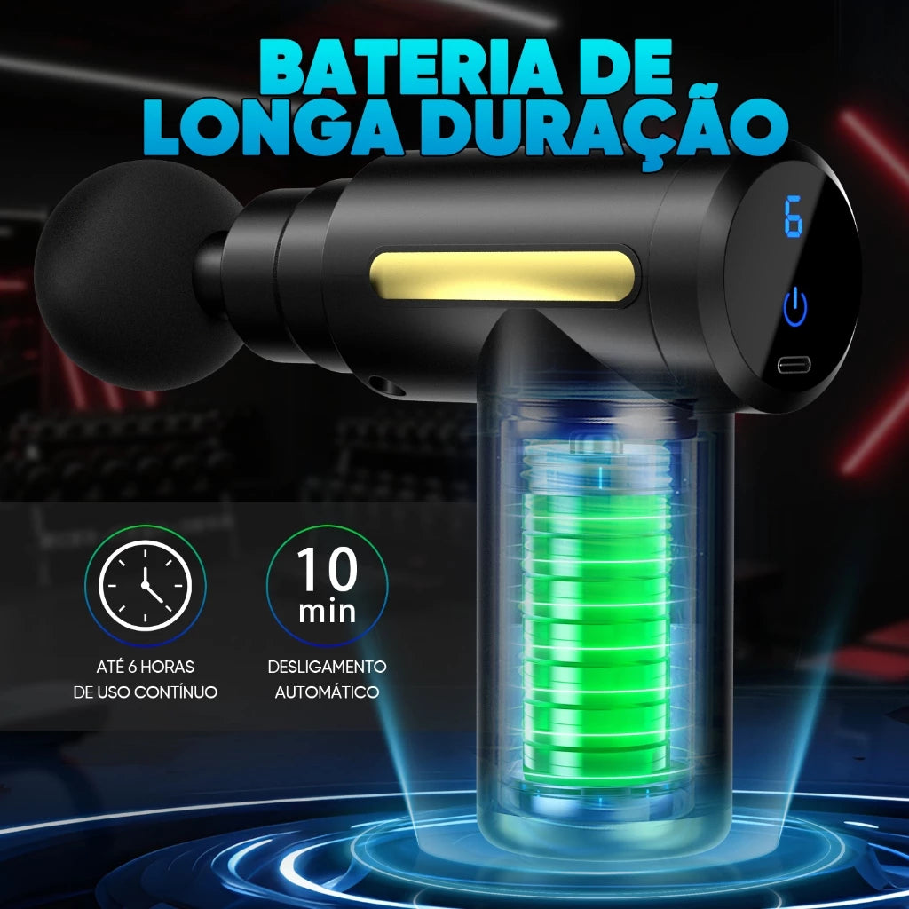 PowerFlex Pro Pistola de massagem elétrica