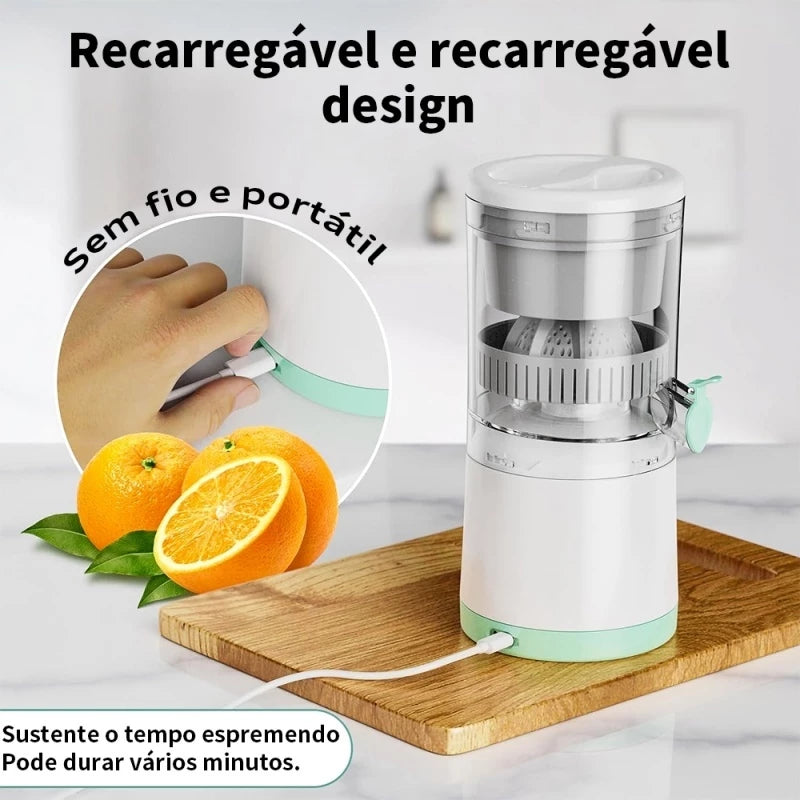 CitrusPro Elite Espremedor Extrator Elétrico Recarregável