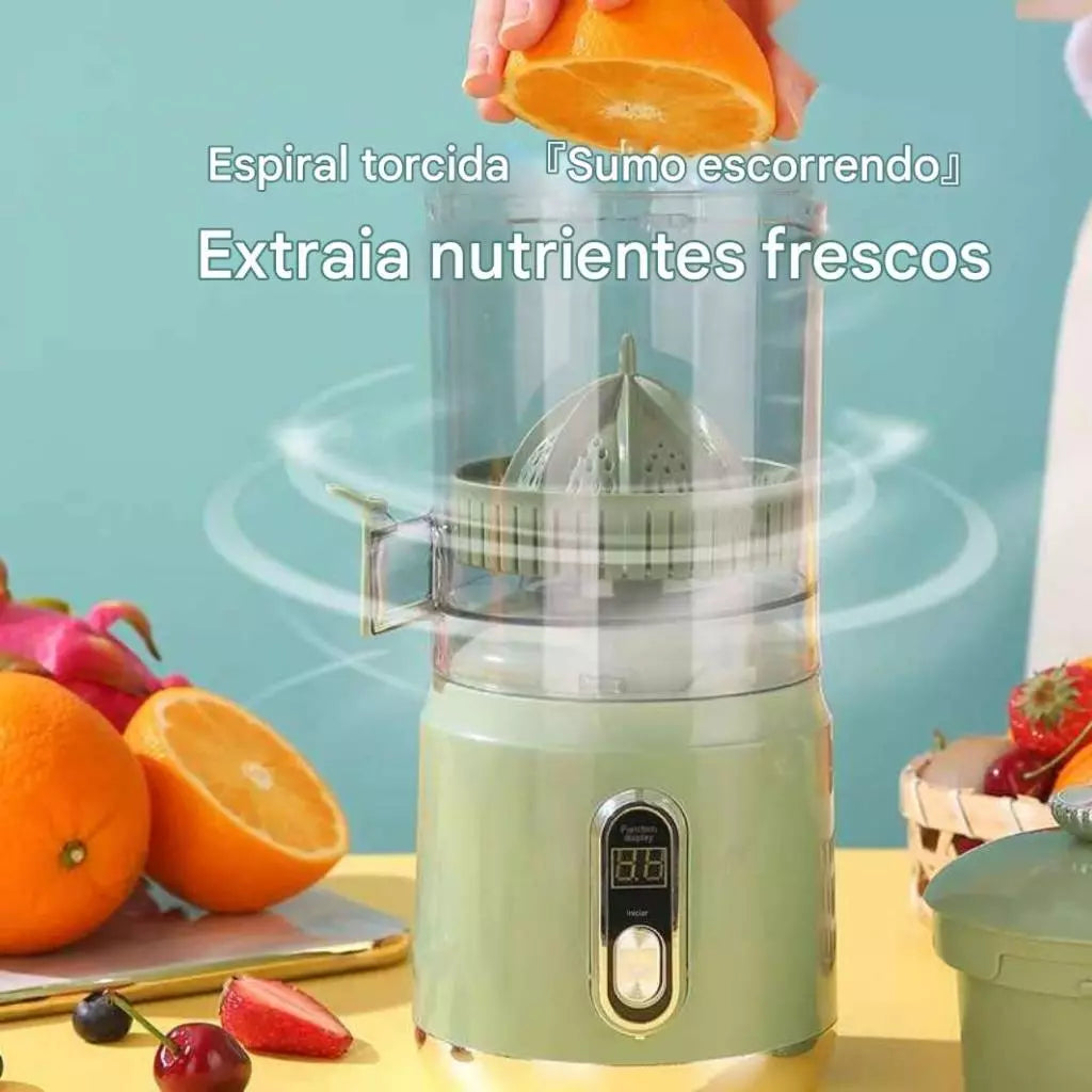 CitrusPower Pro Espremedor Extrator de Suco Elétrico Recarregável