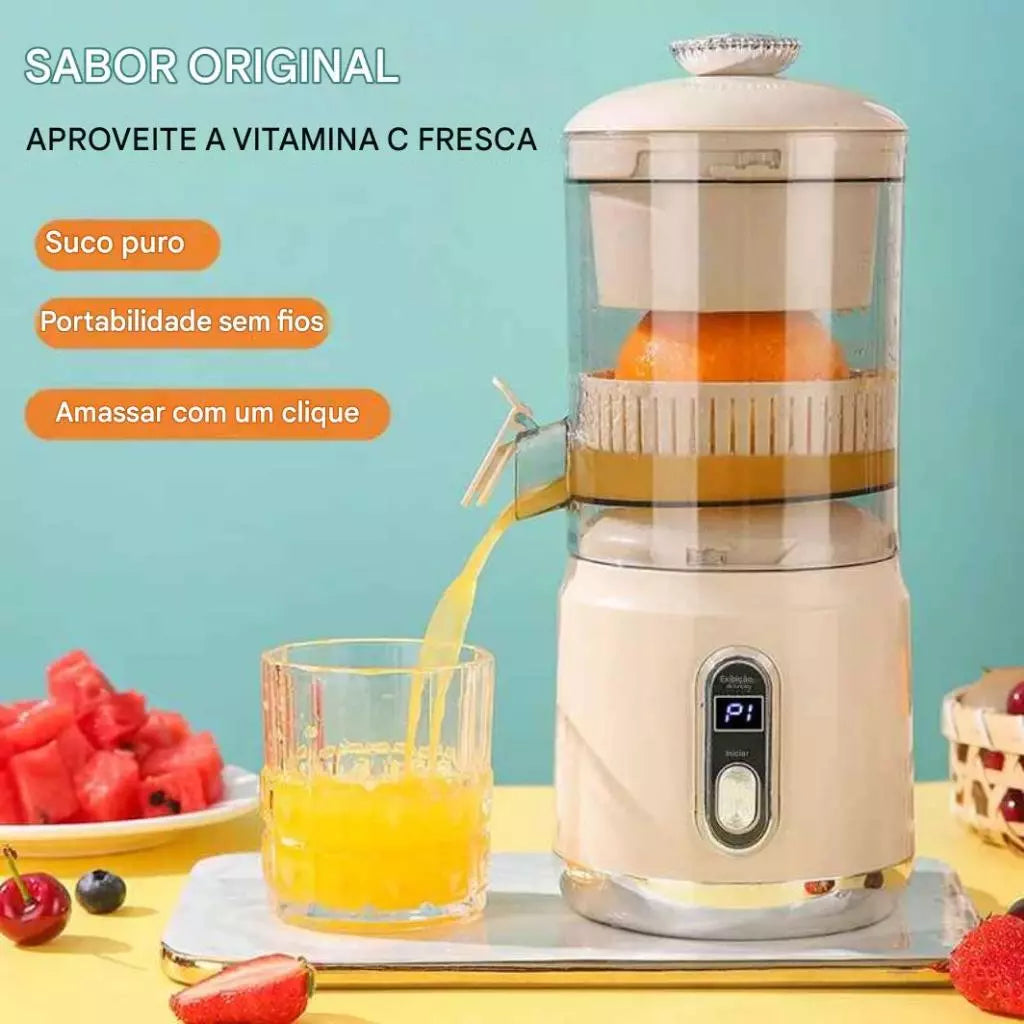 CitrusPower Pro Espremedor Extrator de Suco Elétrico Recarregável