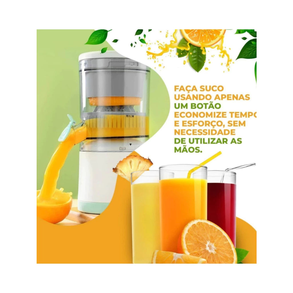 CitrusPro Elite Espremedor Extrator Elétrico Recarregável