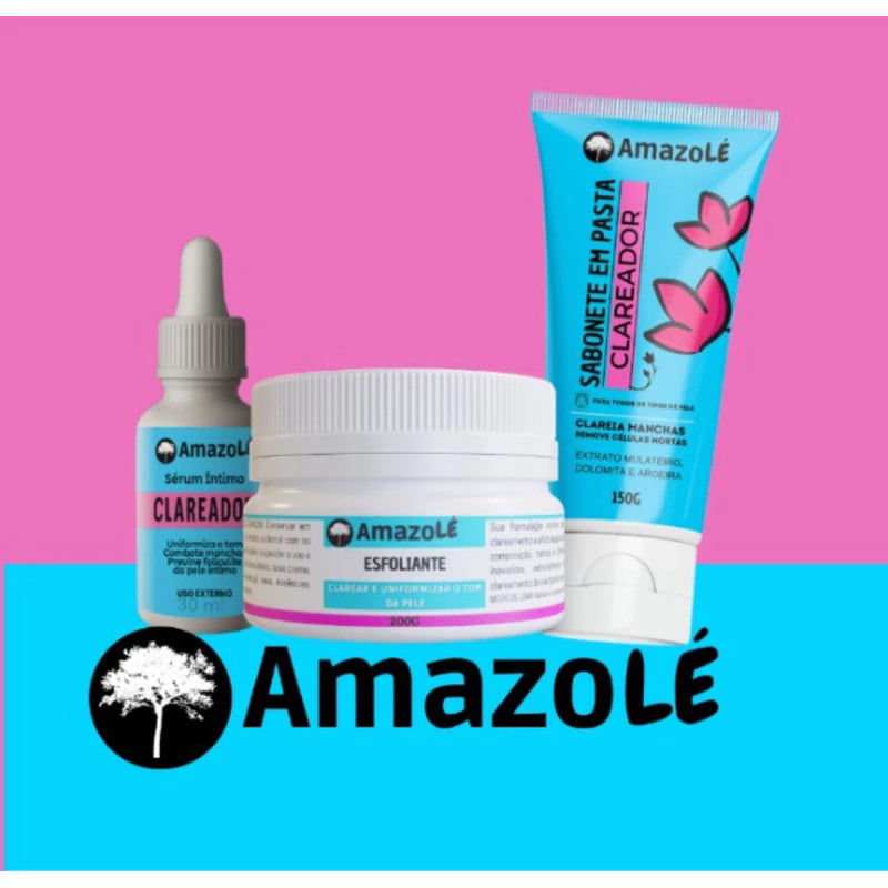 Clareador de Manchas de Pele Amazolé