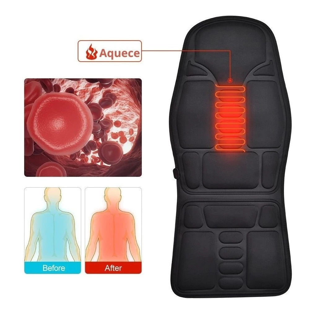Cadeira Massageadora Premium 5 Motores + Calor Terapêutico