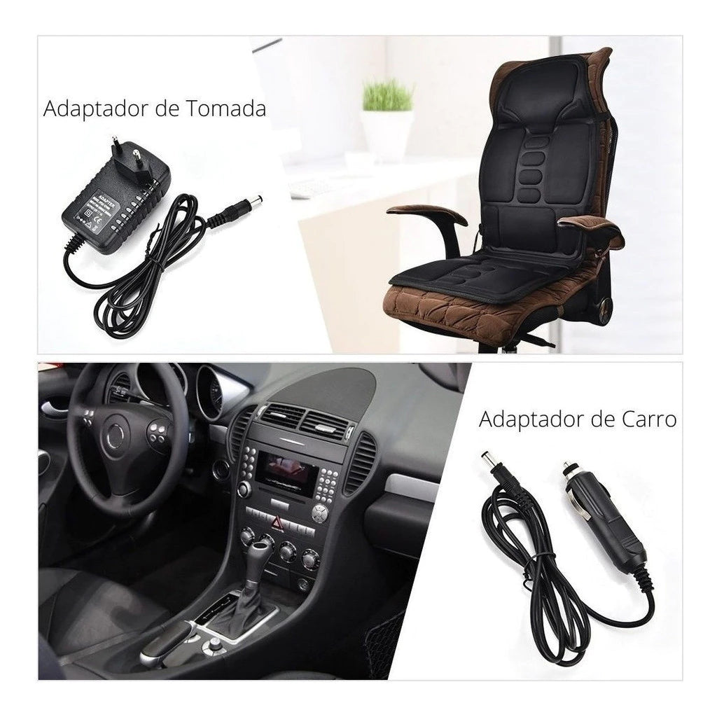 Cadeira Massageadora Premium 5 Motores + Calor Terapêutico