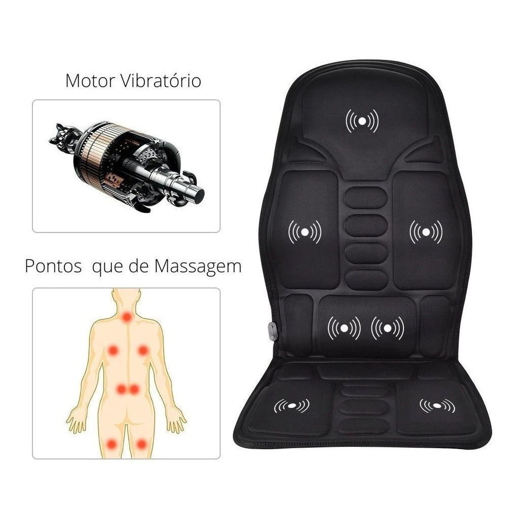 Cadeira Massageadora Premium 5 Motores + Calor Terapêutico